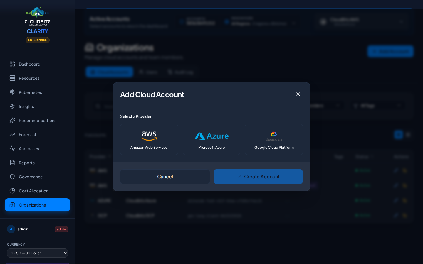 Cloud Provider Selection
